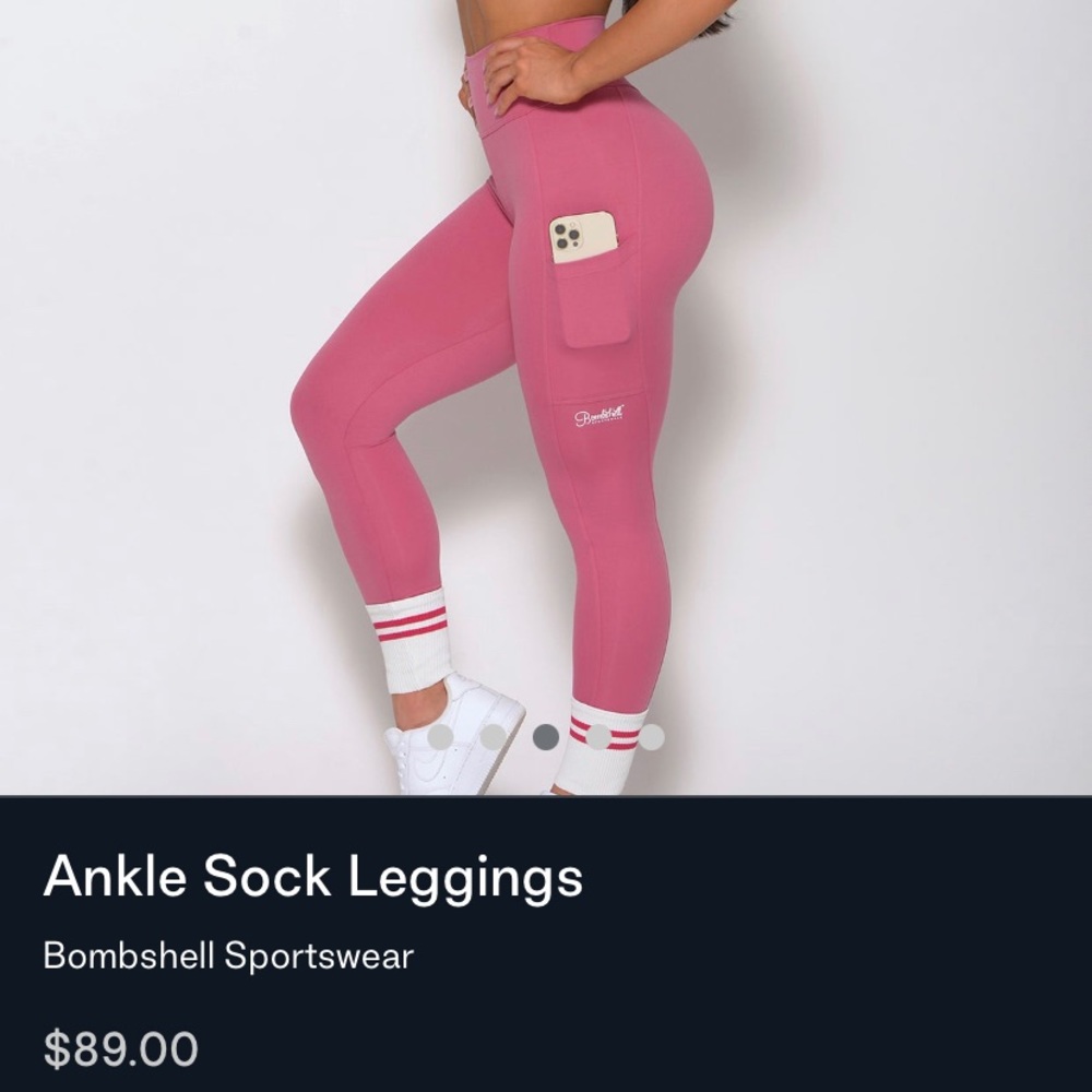 Bombshell ankle sock leggings